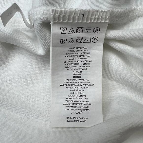 New Michael Kors Men US XXL White T-Shirt Classic Striped Short Sleeve Polo  - Picture 7 of 8